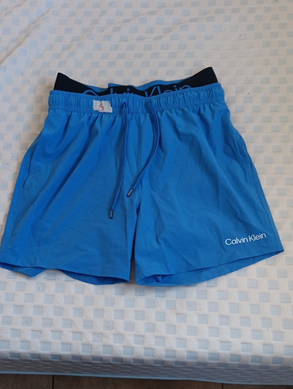 Calvin Klein Bright Blue Men's Swim Trunks
